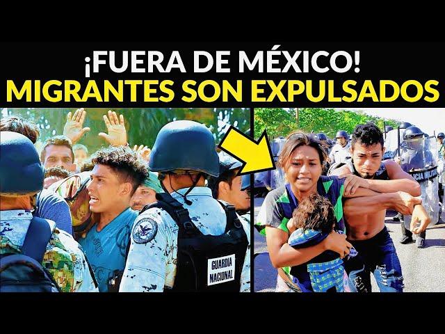 ¡FUERA DE MÉXICO! MIGRANTES SON DEVUELTOS A LA FRONTERA