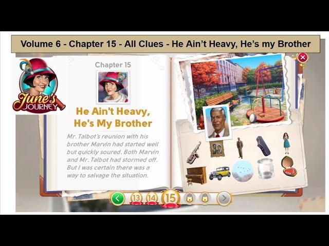 BONUS! June's Journey - Volume 6 - Chapter 15 All clues-The Story - He Ain't Heavy, He's My Brother