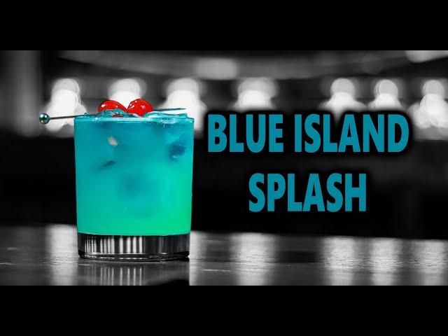 How To Make  Blue Island Splash Cocktail