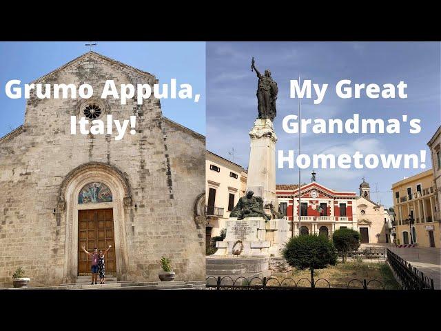 Grumo Appula, Italy: Rachel’s Great Grandma’s Hometown | Italy Travel Vlog #3