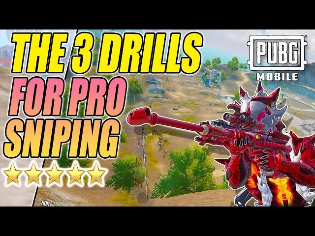 3 TOP DRILLS FOR PRO SNIPING IN PUBG MOBILE