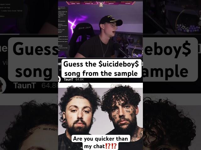 Guess the $uicideboy$ song from the sample #scrim #ruby #suicideboys #guessthesong #sample #shorts