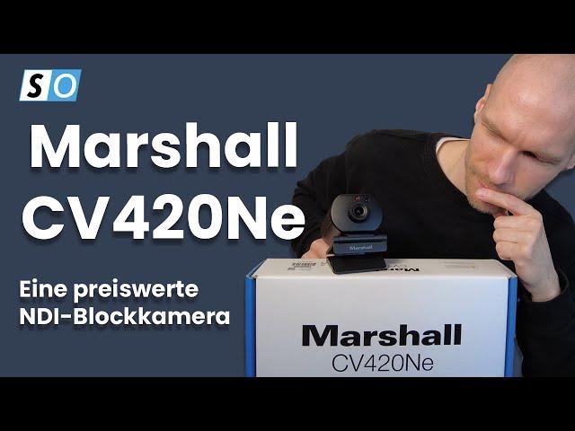 Eine ideale NDI Blockkamera für Interviews, Streaming oder Sportevents: Die Marshall CV420Ne