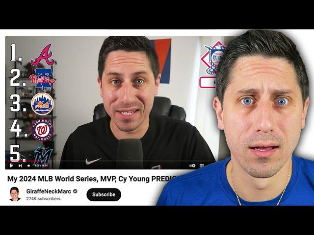 Reacting to my 2024 MLB World Series Predictions!