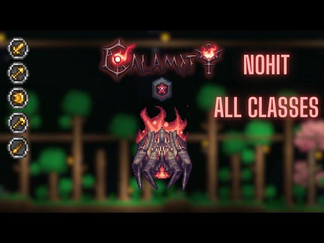 Terraria Calamity: Calamitas Clone Master Death Mode No Hit All Classes