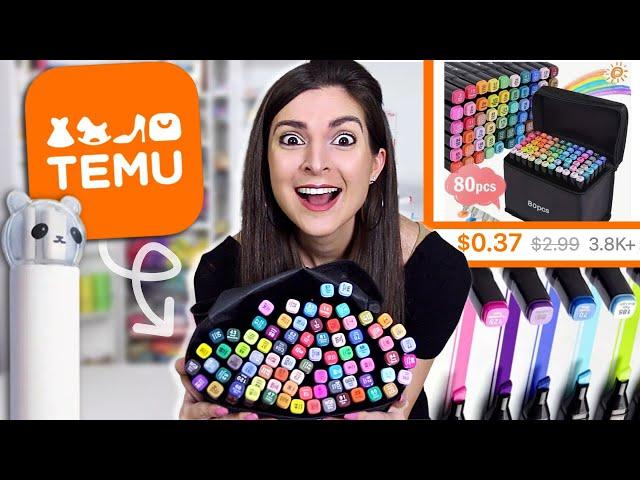 The ULTIMATE Temu Art Supplies Testing *So Cheap!*