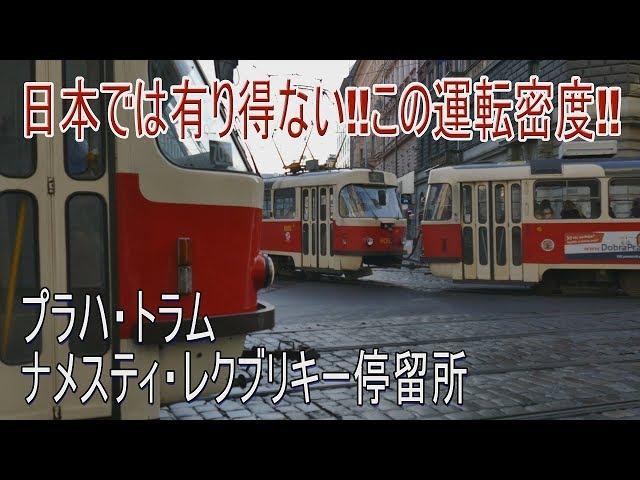 【電停に行って来た】プラハ・トラムの有り得ない運転方法に驚愕！