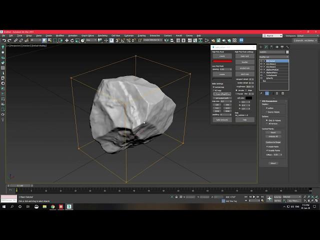 Generate Rocks Using Script In 3ds Max