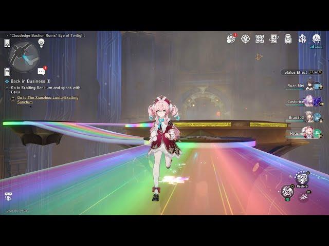 "Cloudedge Bastion Ruins" Eye of Twilight 100% Exploration Guide W/Timestamps || Honkai: Star Rail