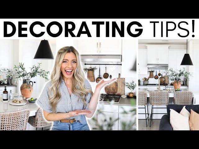 KITCHEN DECORATING TIPS || HOME DECOR IDEAS || HOW TO GIVE YOUR SPACE A HIGH-END LOOK FOR LESS