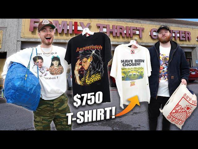 I Found A $750 T-Shirt In A Thrift Store!! Trip to the Thrift!