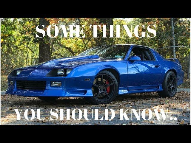 LS Swapping a Thirdgen. The Parts I Used, And What I Would Recommend