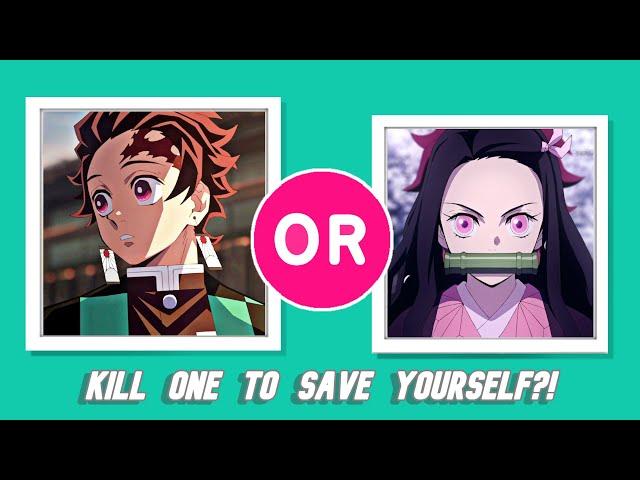 Would You Rather Demon Slayer Edition