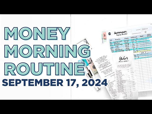 Money Morning Routine | Food Cash Spending Update