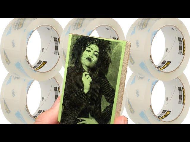 2 Minute Tip: Packing Tape Image Transfers