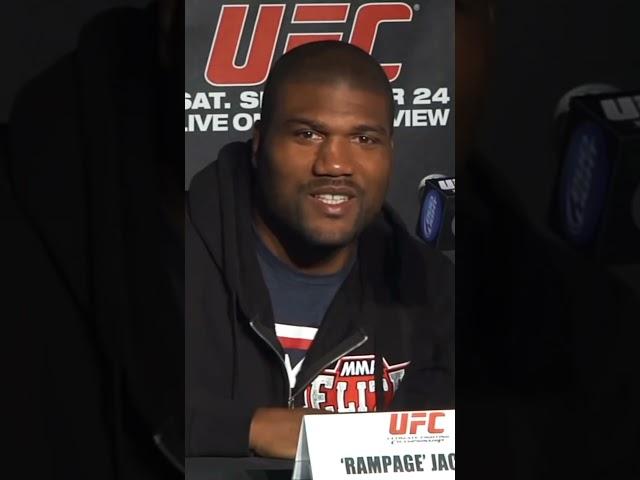 Jon Jones and Rampage Jackson TRASH TALK was something else… #mma