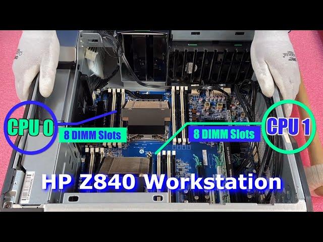 HP Z840 Workstation Review & Overview | Memory Install Tips | How to Configure HPE System | Gaming