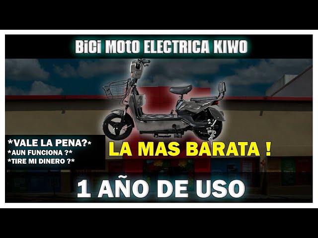 Bici Moto KIWO LA MAS BARATA - PASE UN AÑO CON ELLA - VALE LA PENA ?