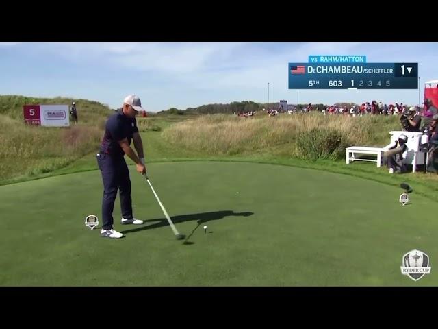 Bryson SMASHES 417 yard drive at the Ryder Cup