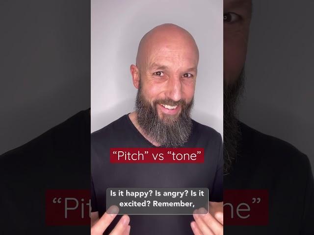 How to enhance your speaking through pitch and tone