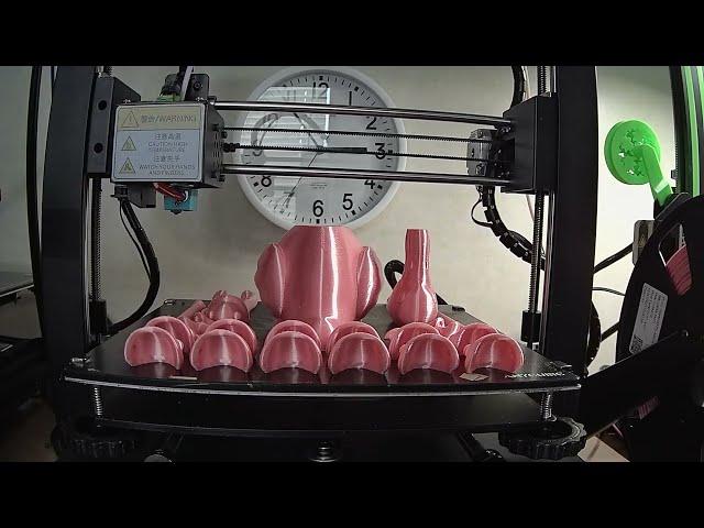 pink flamingo #timelapse #3d #3dprinter #3dprinting #anycubic #ender3 #flamingo #3dart