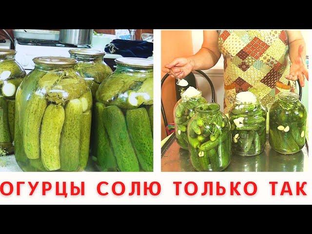 80 г соли на литр СОЛИМ ОГУРЦЫ только ТАК. чтобы не стали МЯГКИЕ!