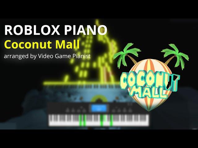 Coconut Mall | Mario Kart Wii [ROBLOX Piano]