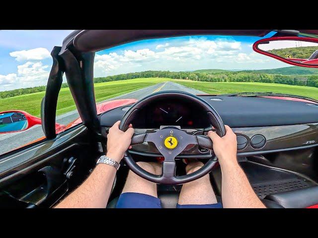 What It's Like To Drive A Ferrari F50 (POV)