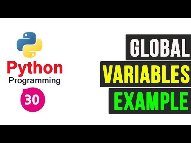 Python Programming Tutorial - Updating Global Variables