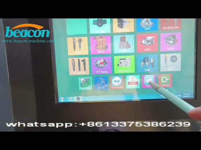 Common Rail EPS208S Diesel Fuel CRDI CRI Injector Test Bench