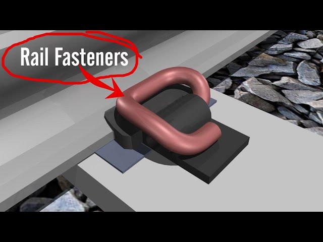 Why rail #fasteners used | #railjoints #spikes | #e-clip fastening system | #letsgrowup