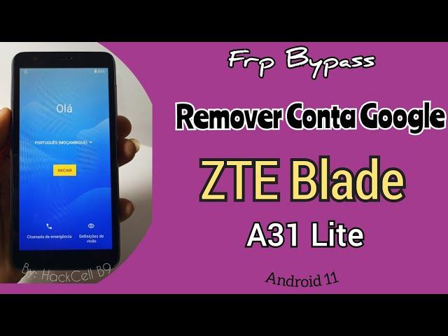 Como Remover Conta Google ZTE Blade A31 Lite da Vodacom & Remove Google account / Frp Bypass