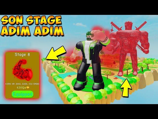 STAGE 8 KAS GÜCÜ YAPTIM VE LAVA GÜCÜ | Lifting Simulator | Roblox Türkçe