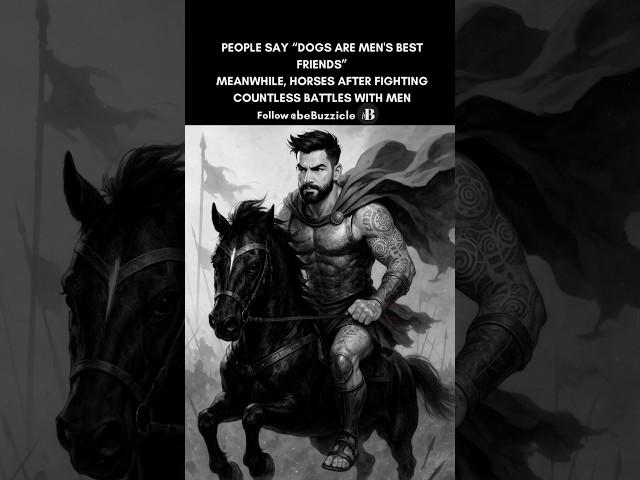 From thundering hooves to unbreakable bonds — this is loyalty, redefined. #loyalty #battle #spartan