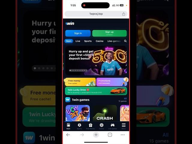 use 1win promo code Hindi & get 500% Bonus