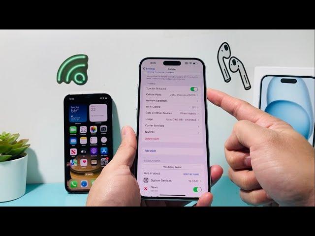 How to Use Dual SIM Card on iPhone 15 / 15 Pro Max / 15 Plus