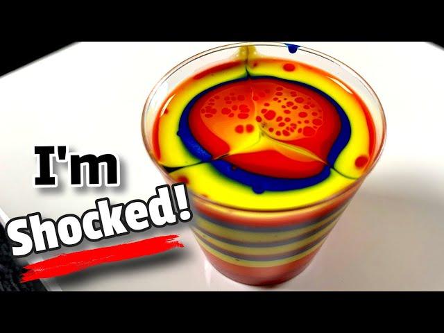 Explosive Cells! Flip Cup Painting Technique
