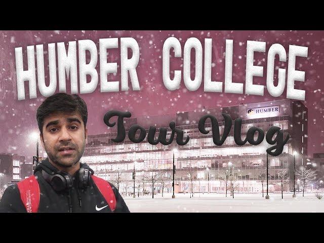 Humber College North Campus Tour - VLOG - TOTALLY COVERED WITH SNOW