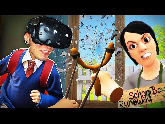 СБЕЖАЛ ОТ РОДАКОВ в VR и ЭТО ПРАВДА СТРАШНО!! (Schoolboy Runaway VR)