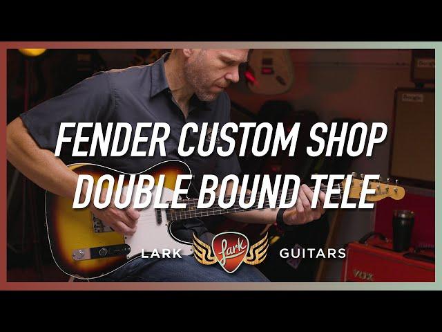 3 Tone Sunburst Fender Custom Shop 1960 Bound Telecaster  -  Lark Guitars Custom Run | Demo