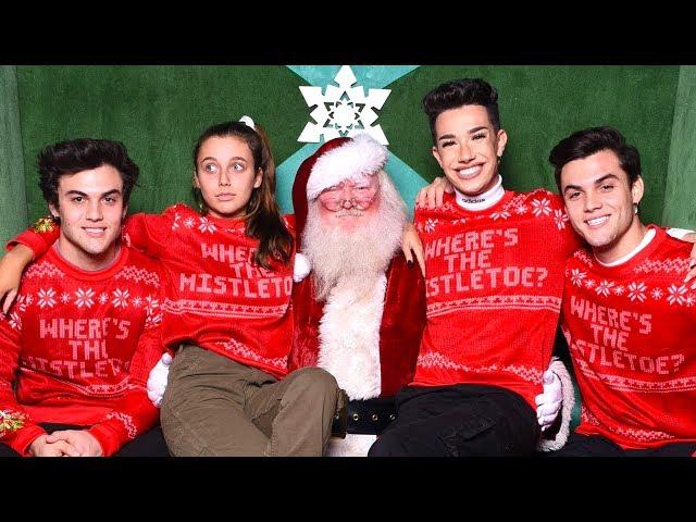 CHRISTMAS WISH COME TRUE (MEETING SANTA!) ft. Dolan Twins & James Charles