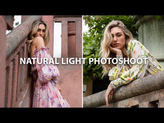 Natural Light FASHION PHOTOGRAPHY Tips - Behind The Scenes | Canon 5d4 + 24-70 f2.8