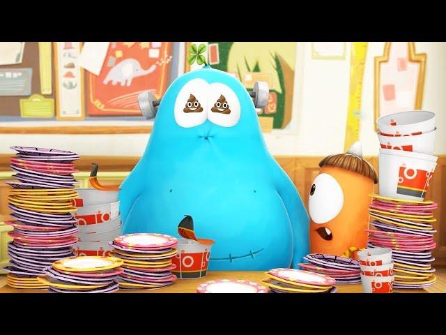 Spookiz Too Much Food Equals Toilet Time 스푸키즈 | Funny Animated Cartoon | Videos For Kids