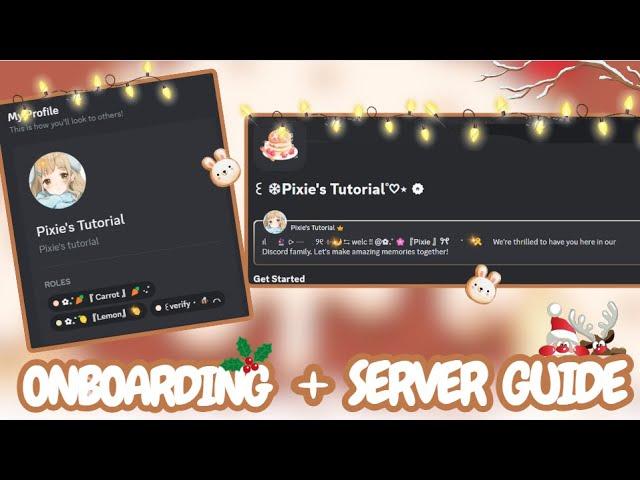 ONBOARDING AND SERVER GUIDE SETUP | DISCORD TUTORIAL