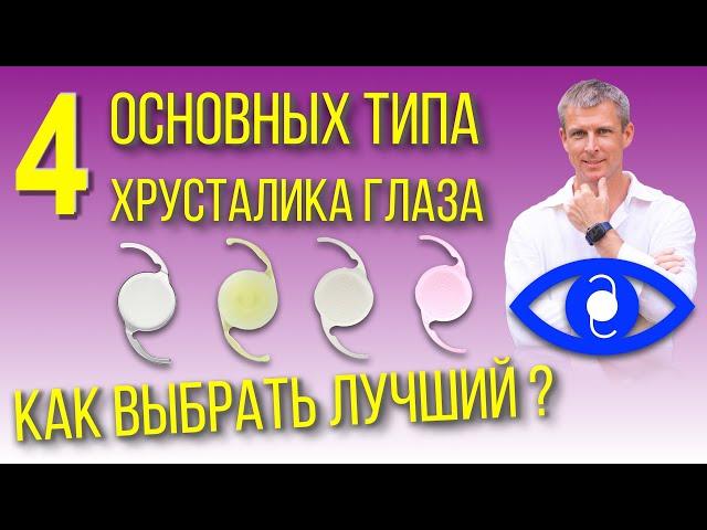 Катаракта и замена хрусталика - 4 основных типа хрусталика глаза в 2021