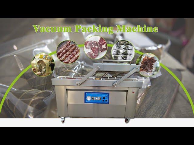 How to pack rice by vacuum packing machine? food vacuum packaging machine / vacuum pack food machine