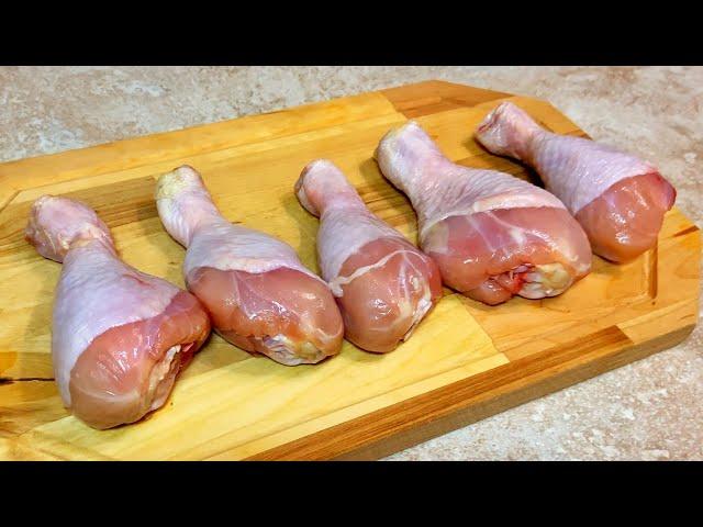 The easiest recipe for chicken legs in a pan! Recipes from my kitchen. MyMyKa