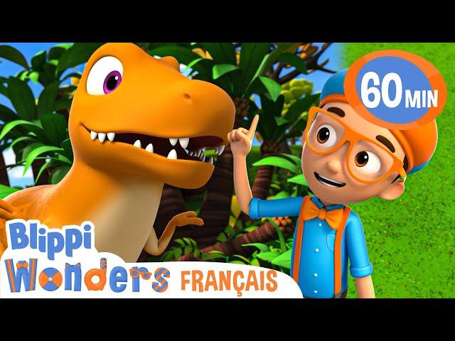 T-Rex de compagnie  | | Blippi en français | Vidéos éducatives pour enfants