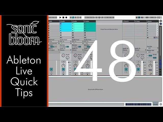 Ableton Live Quick Tips: Rapidly Renaming Clips