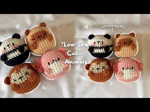 Low-Sew Squishy Animals | A quick to make, step by step crochet tutorial